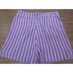 Soft Surroundings Dulcinea Shorts 1X Fuchsia Pink Purple Cotton Wool Blend NWT
